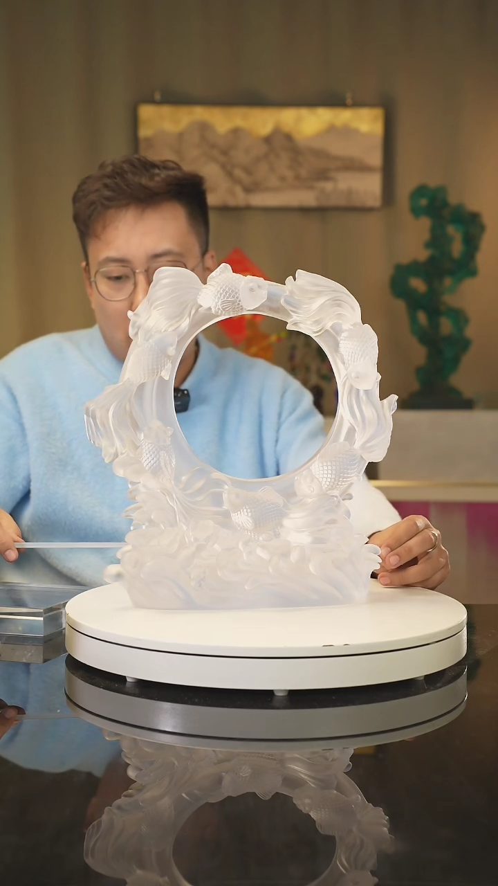 【闪购商品】雅致水晶琉璃 摆件 花器 果盘 茶酒具