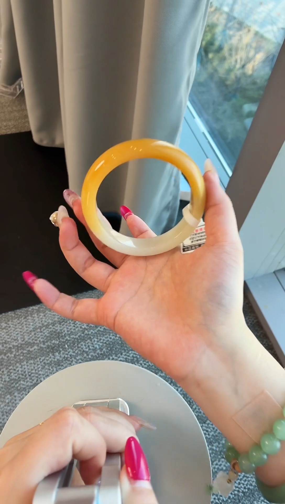 未镶嵌手镯石英质玉34.60