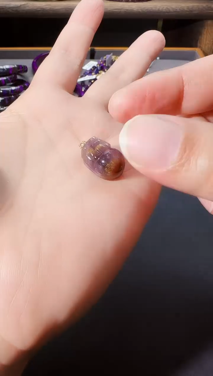 【闪购商品】水晶极光吊坠银S925镶嵌@多样性发其一