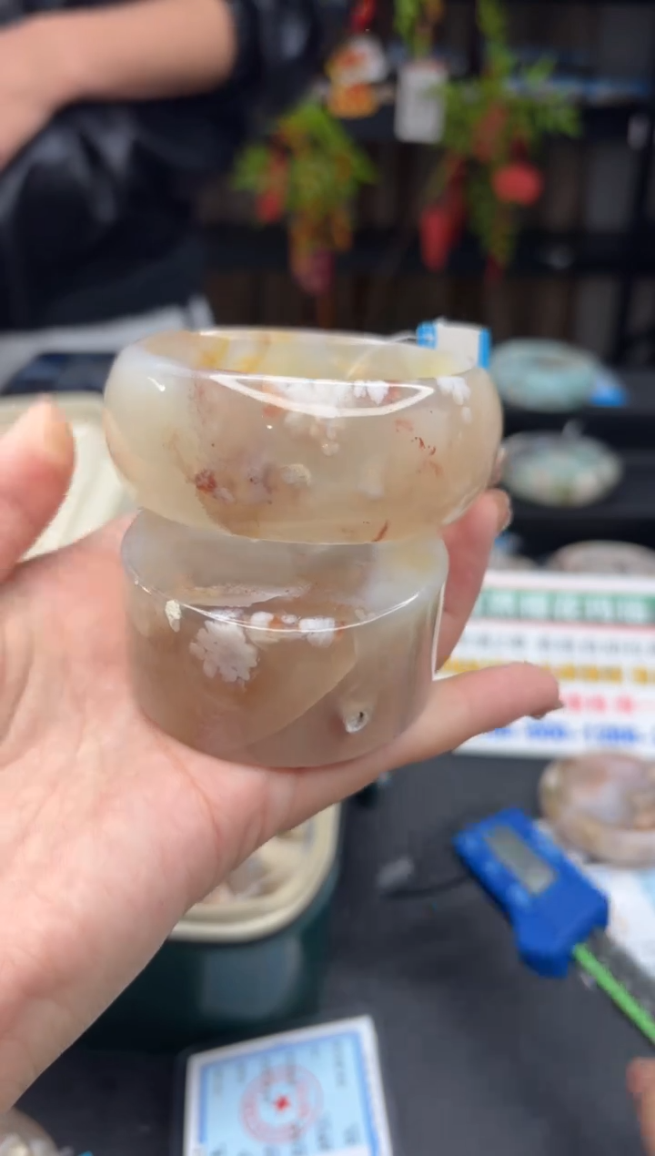 【闪购商品】石英质玉手镯未镶嵌797（60圈赠送镯心）