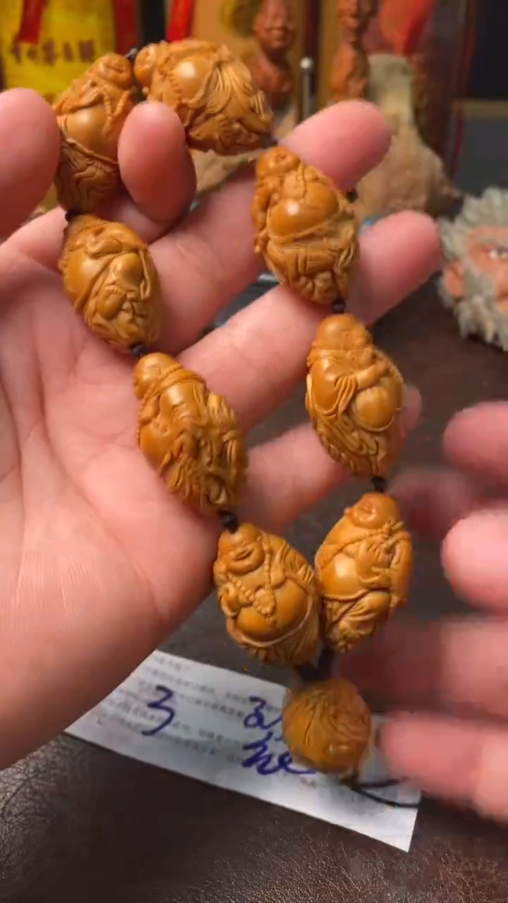 【闪购商品】橄榄核手串/手链18-弥勒手串一条
