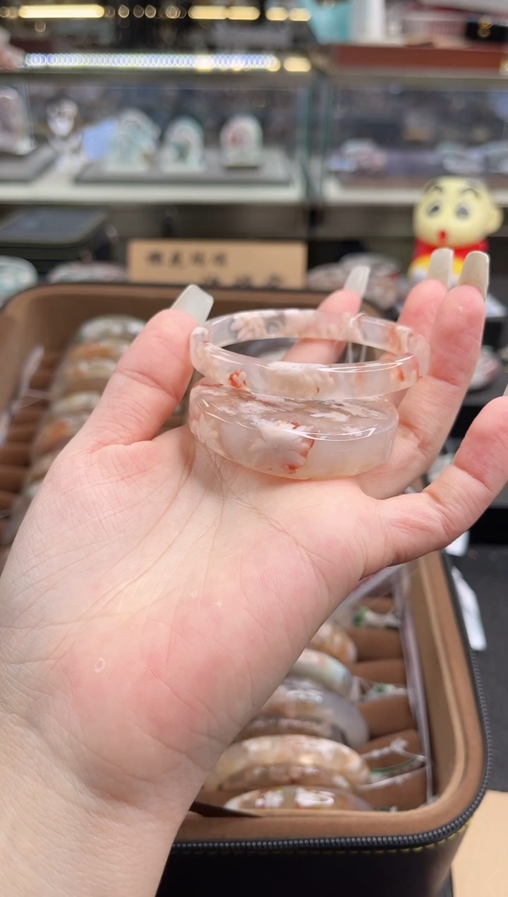 未镶嵌手镯石英质玉55圈口（赠品镯心）6888622