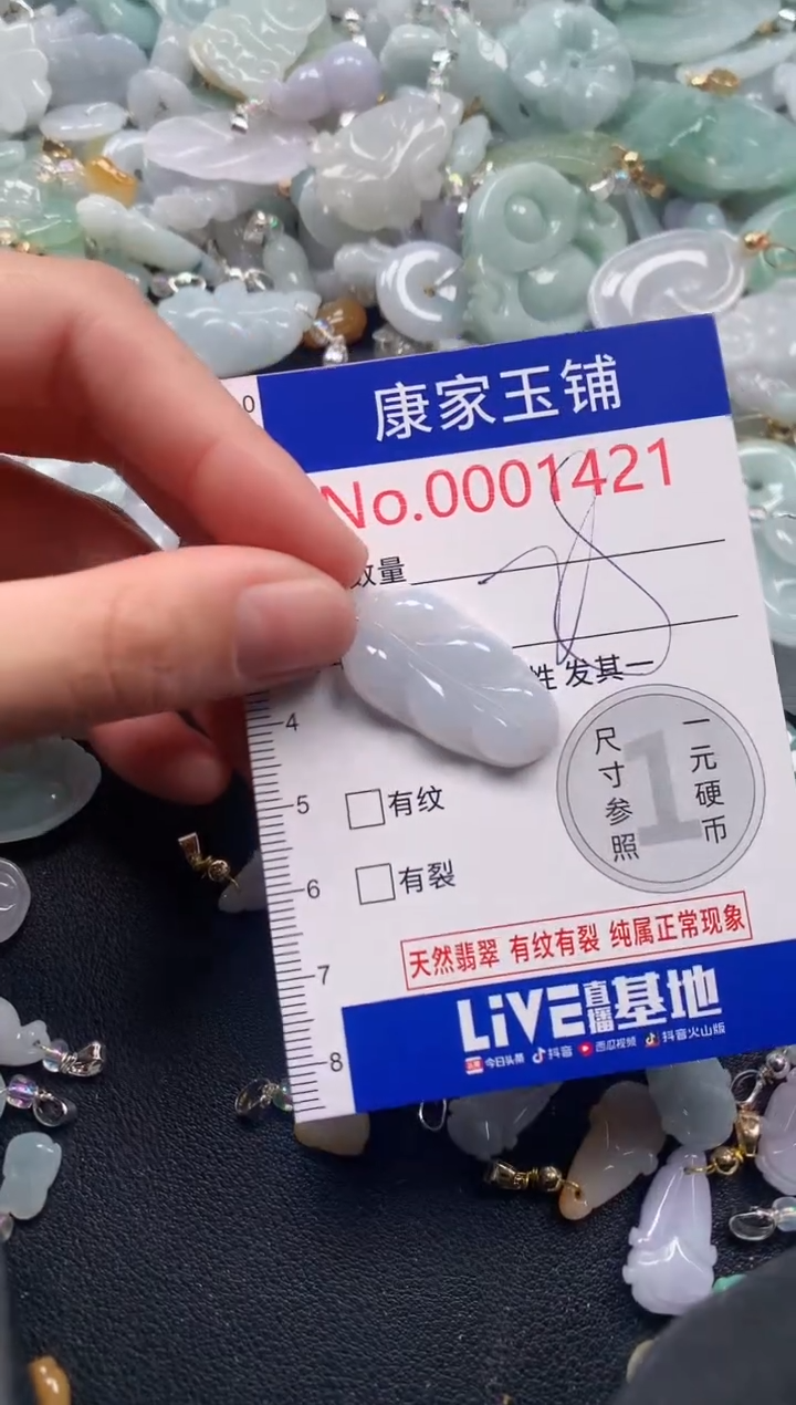 吊坠(不含链)未镶嵌翡翠1421