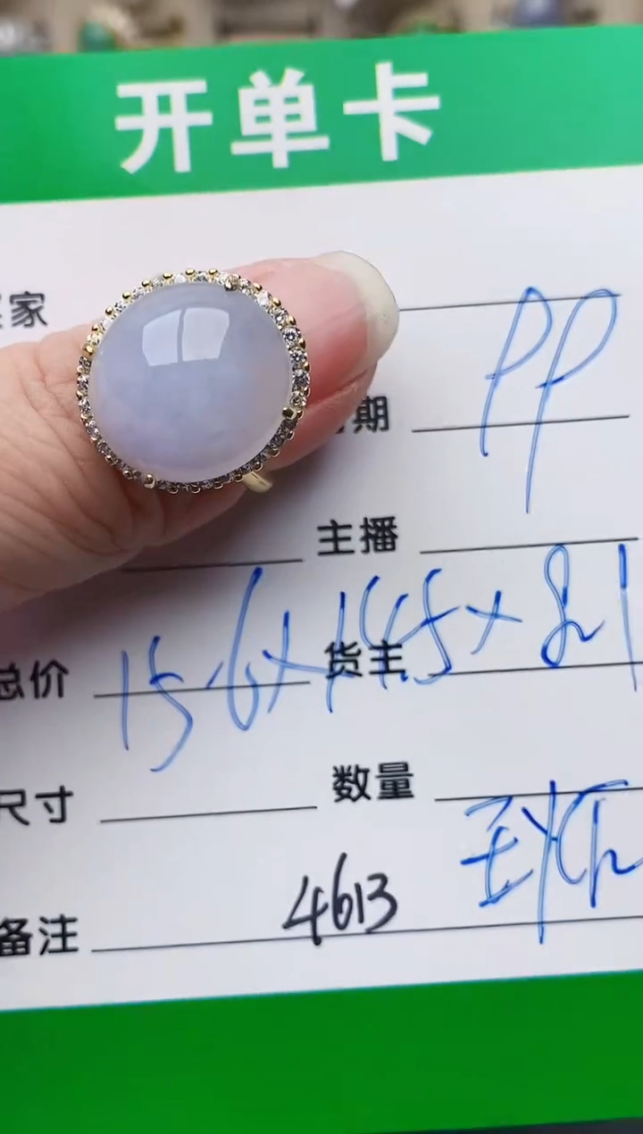 颈饰银S925镶嵌翡翠4613