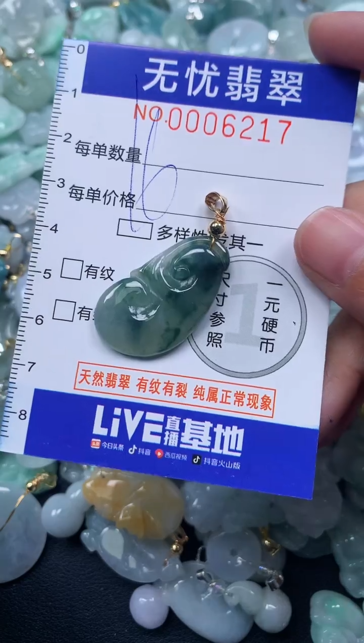 颈饰未镶嵌翡翠6217