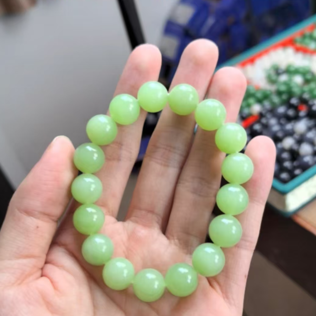 主播推荐高货和田玉手串1