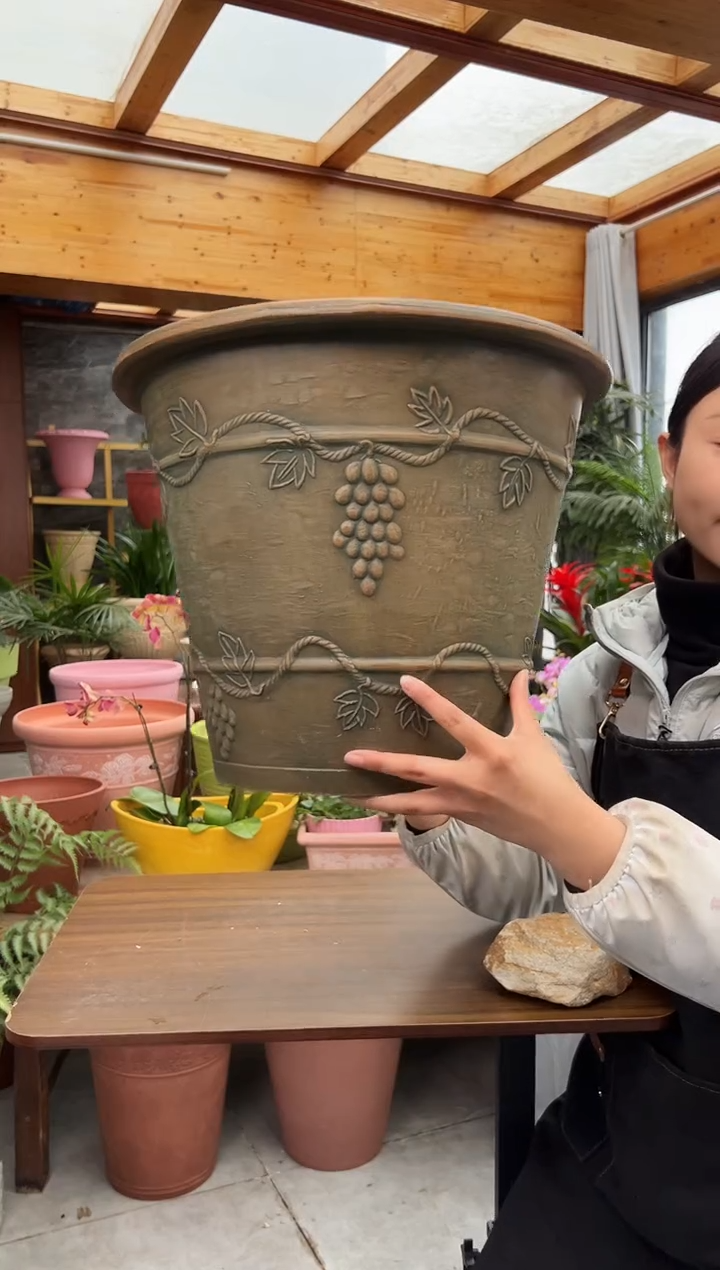 40*33/古铜色葡萄藤浮雕外贸尾单/MK40A