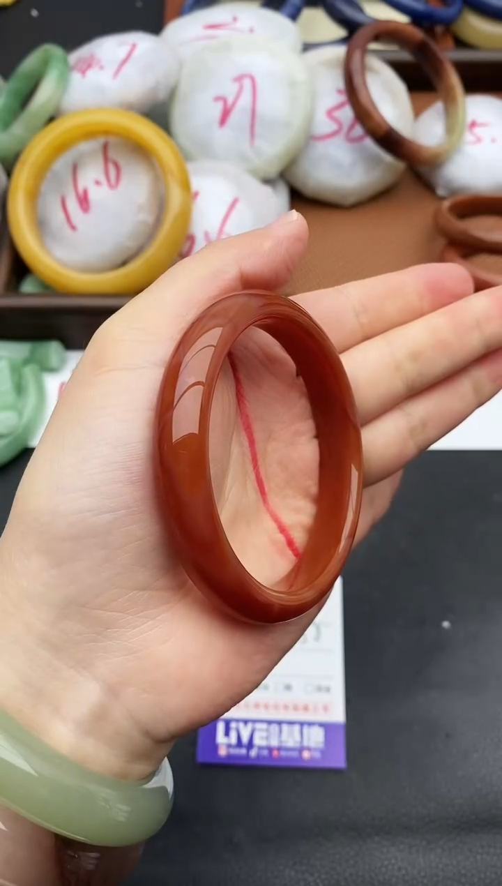 未镶嵌手镯石英质玉245+57/58