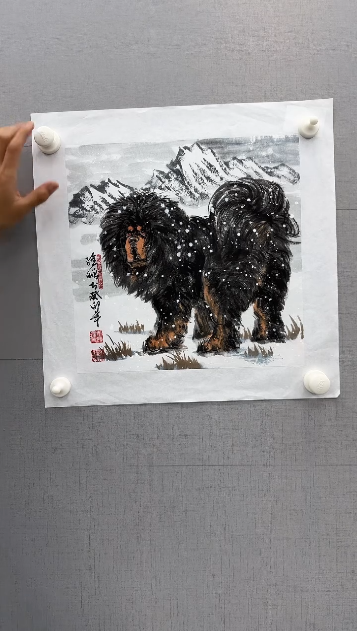 国画张维增/精品国画/1平尺