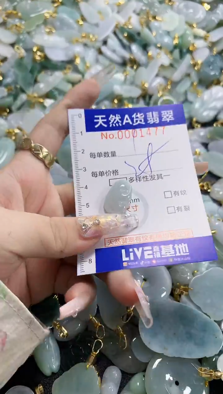 颈饰未镶嵌翡翠天然A货翡翠