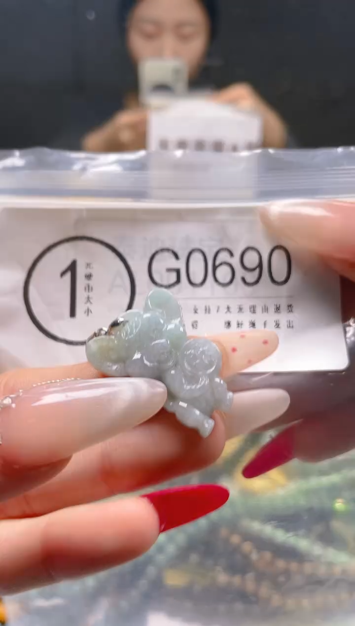 【闪购商品】翡翠颈饰未镶嵌/G/翡翠A货一图一物