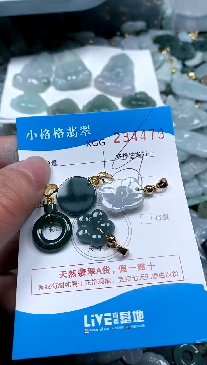 【闪购商品】翡翠颈饰未镶嵌闪购商品0234479