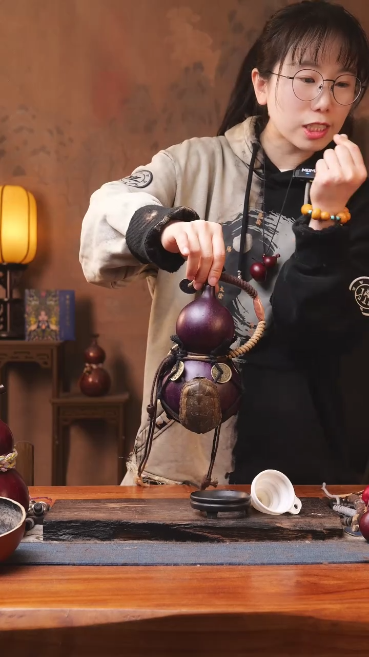 【闪购商品】416号精品大漆葫芦防腐防渗装水茶酒