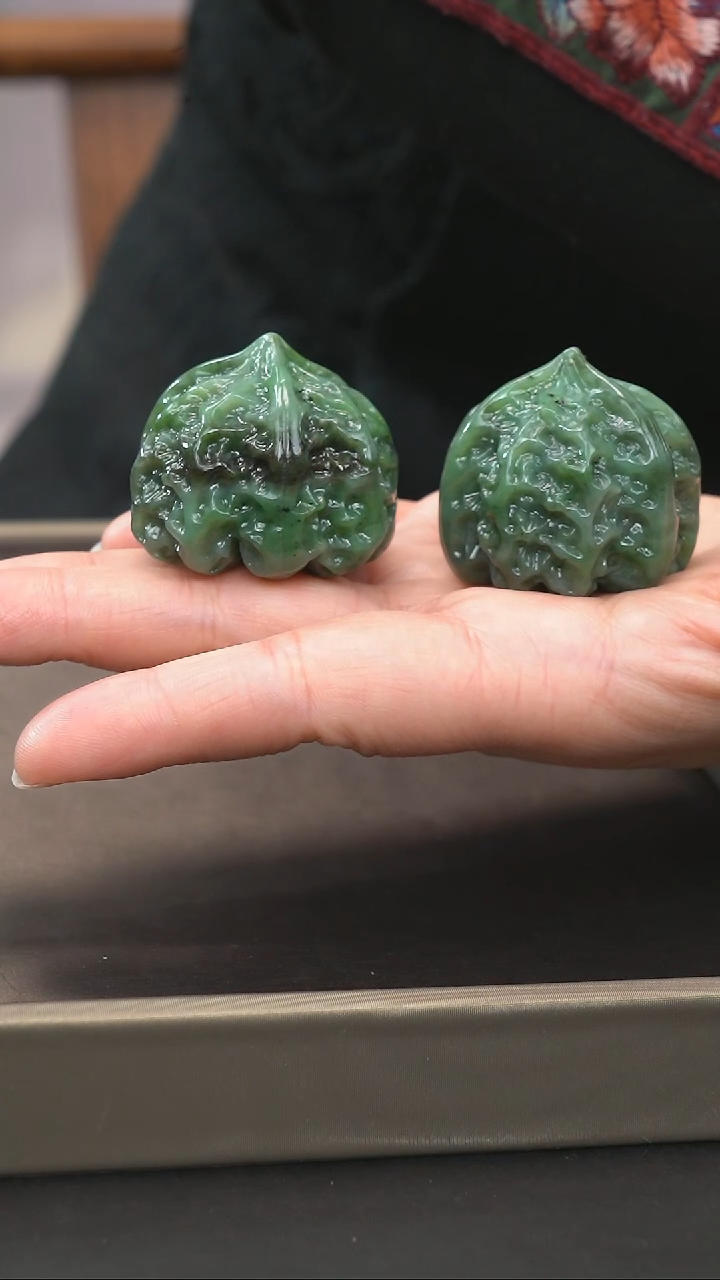 【闪购商品】和田玉颈饰未镶嵌碧玉核桃