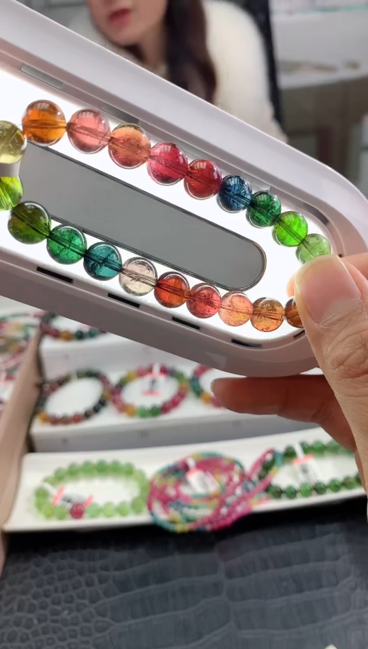 【闪购商品】碧玺手串未镶嵌多样性发一条