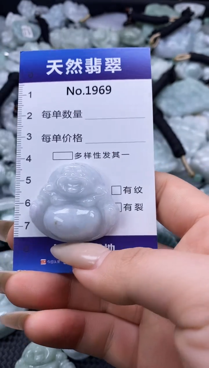 【闪购商品】翡翠颈饰未镶嵌缅甸A货翡翠1969