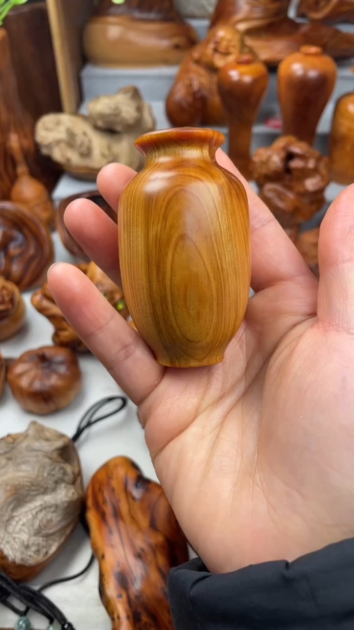 木树*太行崖柏陈化精品 花瓶/手把/雕刻件 -鉴赏期48小时