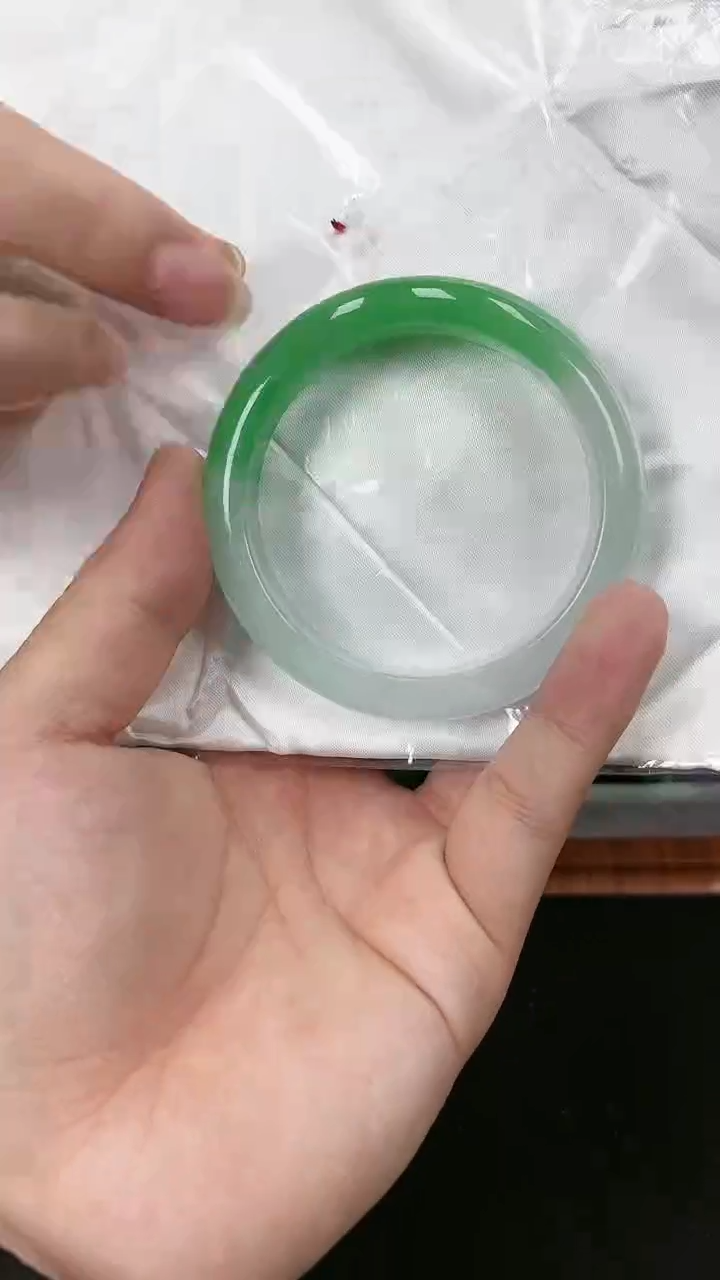 【闪购商品】砖雕s36 阳春白雪手镯 圈口54-61