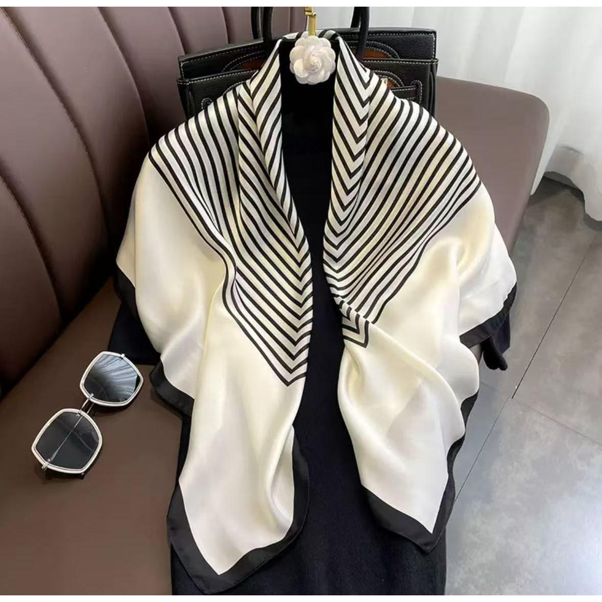 现楠彡品牌服饰店随机仿真丝丝巾福袋  XNS1111