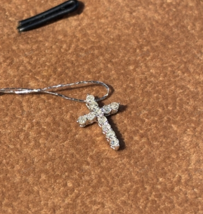 【千盟珠宝】重金  迷你十字架吊坠 ZSDZ001540