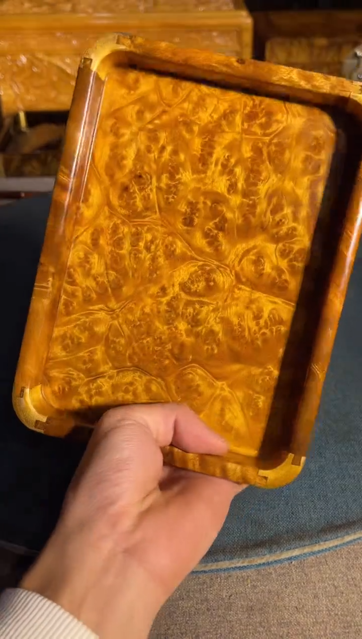 乌木类成套家具瘤疤迷你小茶盘 4