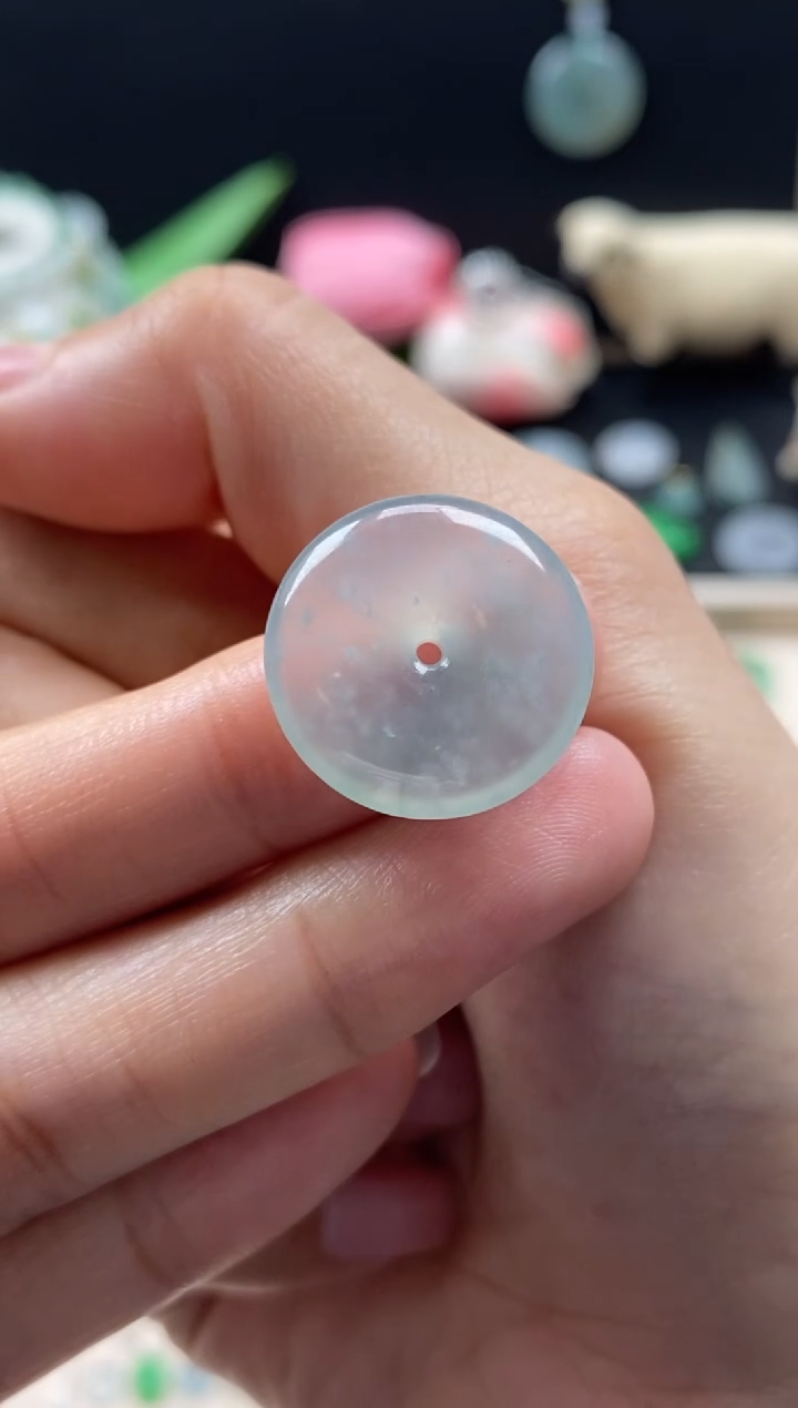 【闪购商品】翡翠颈饰未镶嵌翡翠冰种平安扣