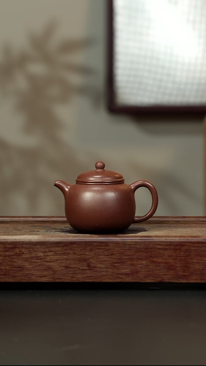 紫砂茶壶老紫泥 小匏樽 180cc左右