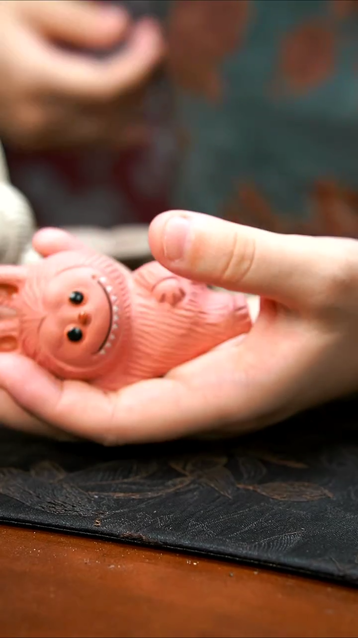 茶壶紫砂粉色拉布布