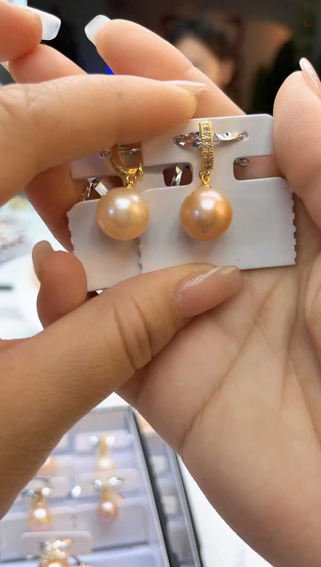 未镶嵌吊坠淡水珍珠12mm+中国红万能扣吊坠(多样性发一）