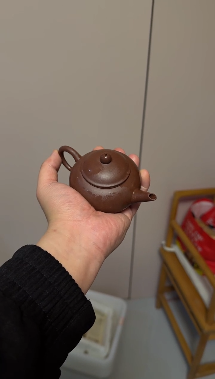茶壶紫砂紫泥水平壶135CC