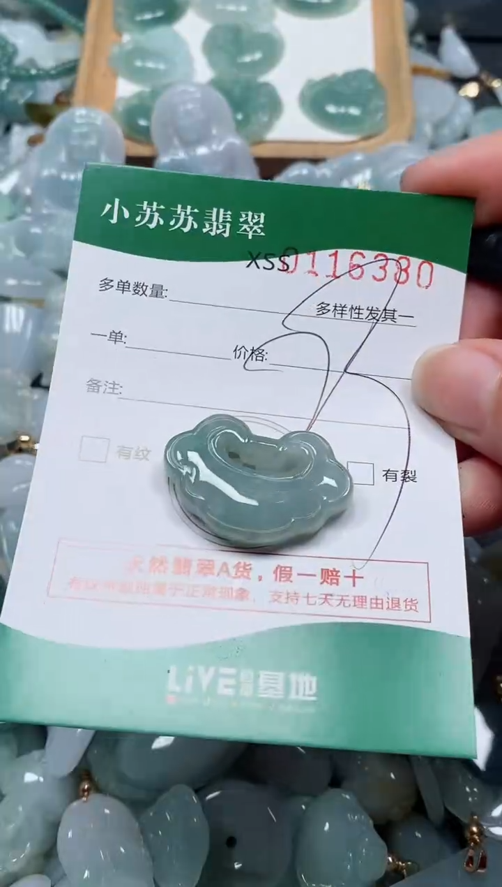 【闪购商品】翡翠颈饰未镶嵌闪购商品0116380