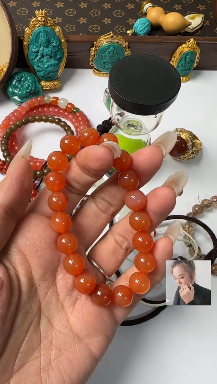 【闪购商品】南红玛瑙手串未镶嵌南红玛瑙手串