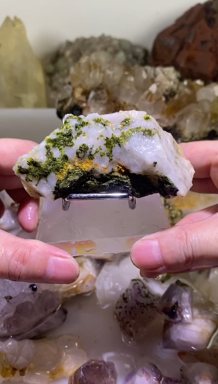 未镶嵌珠宝半成品水晶46号123g四川美姑超七花园水晶