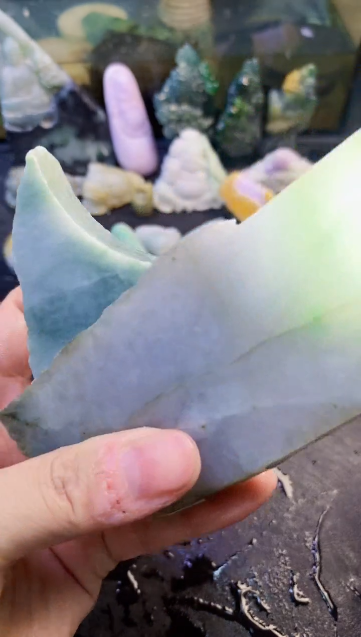 未镶嵌挂件翡翠天然翡翠049