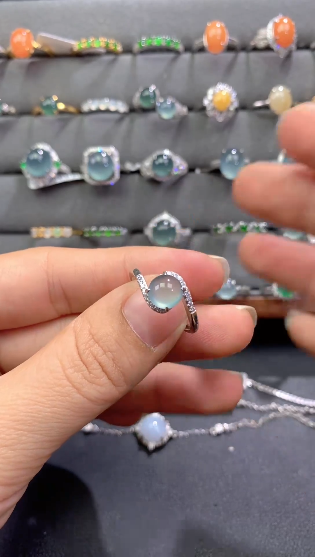 未镶嵌戒指翡翠翡翠A货