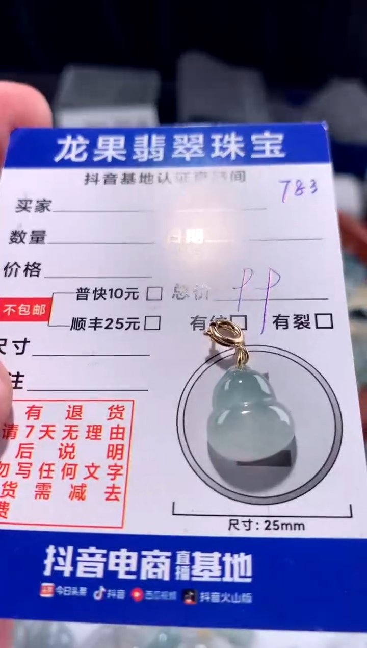 【闪购商品】翡翠颈饰未镶嵌俘虏783