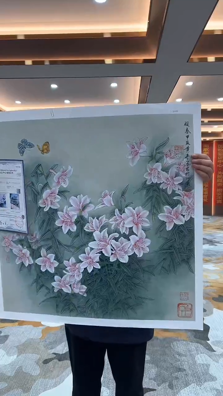 【闪购商品】国画3.9-黄春香-四尺斗方-手绘026