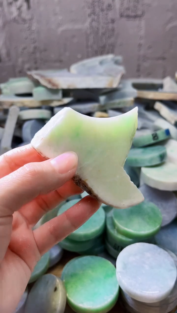 裸石翡翠天然翡翠A货石 南 572