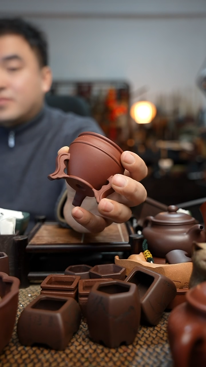 紫砂花盆山**风長木軒精品紫砂