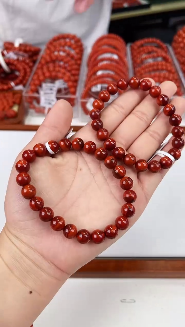 【闪购商品】南红玛瑙瓦西手串8+未镶嵌（多样式发其一）