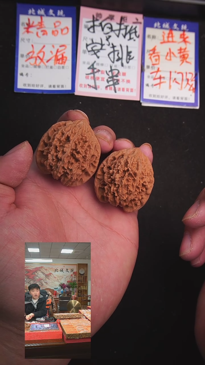 【闪购商品】文玩核桃把件22号39满天星  全品