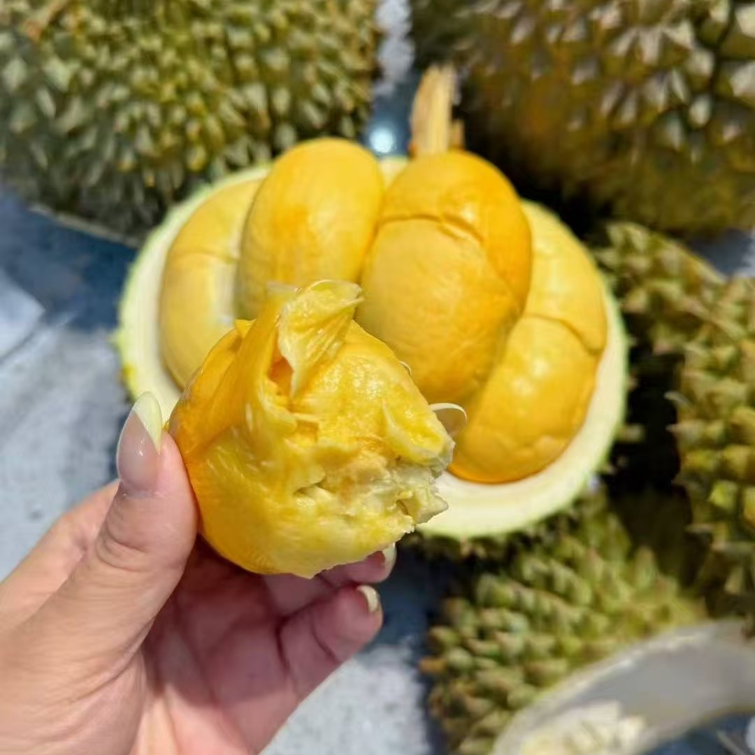 【小时达】马拉西亚新鲜液氮核大猫山王3.5-4.8斤双A果（2025年新果采摘）猫山王马来西亚