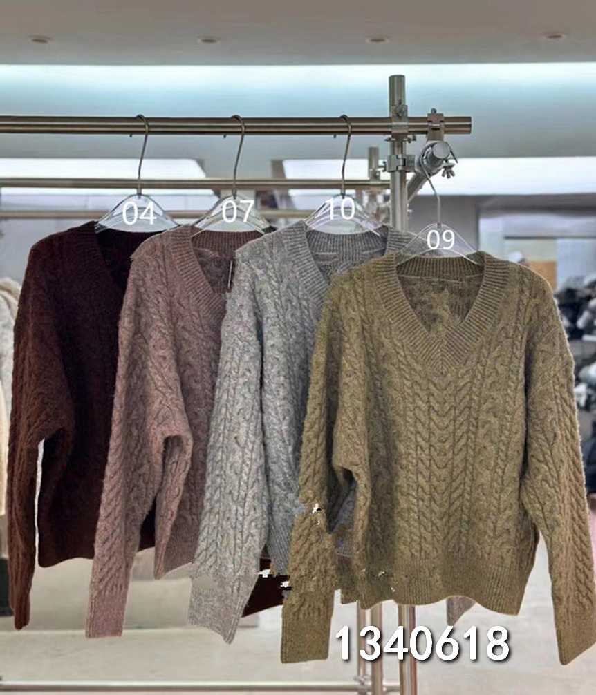 小妳XiaoNi———（冬款V领毛衣1340618）