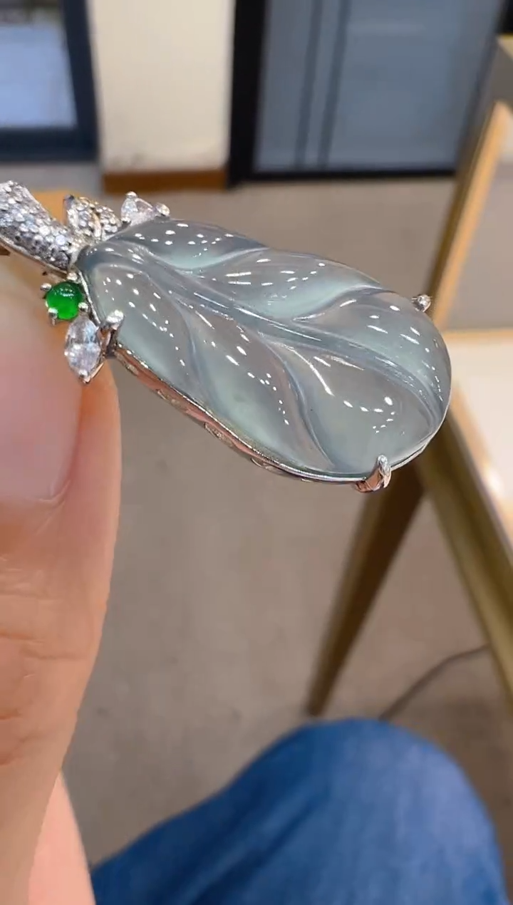 翡翠银S925镶嵌吊坠(不含链)多样性团购发一件