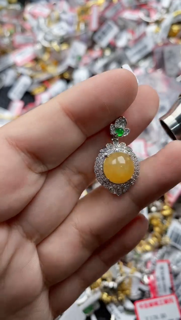 【闪购商品】翡翠戒指银S925镶嵌11111---9
