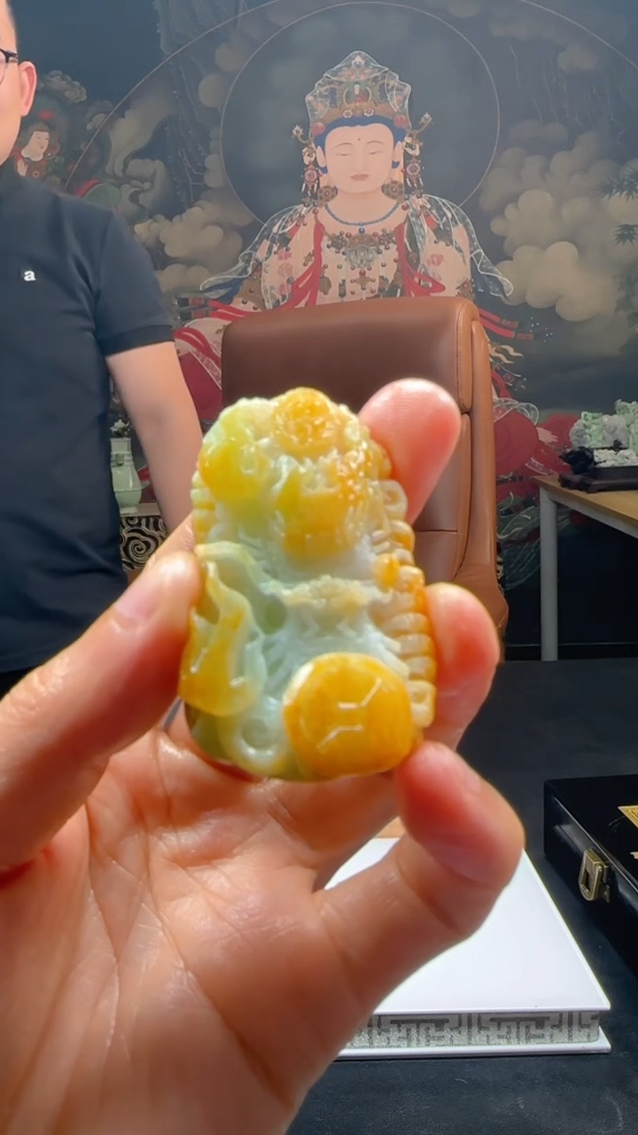 【闪购商品】定制翡翠未镶嵌L-@@QJXC11567