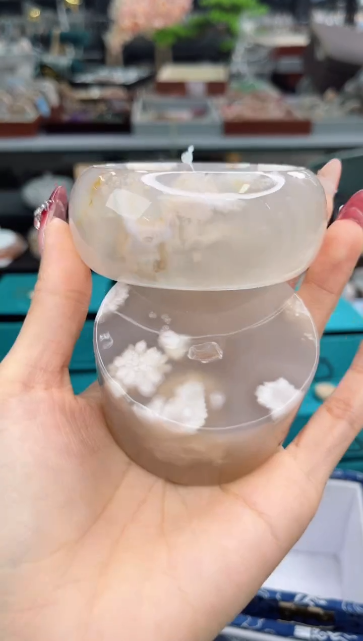 【闪购商品】石英质玉手镯未镶嵌61圈口（赠品镯心）3600306