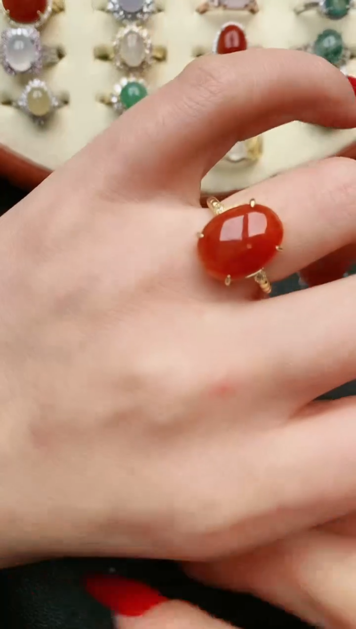 【闪购商品】翡翠戒指银S925镶嵌.....