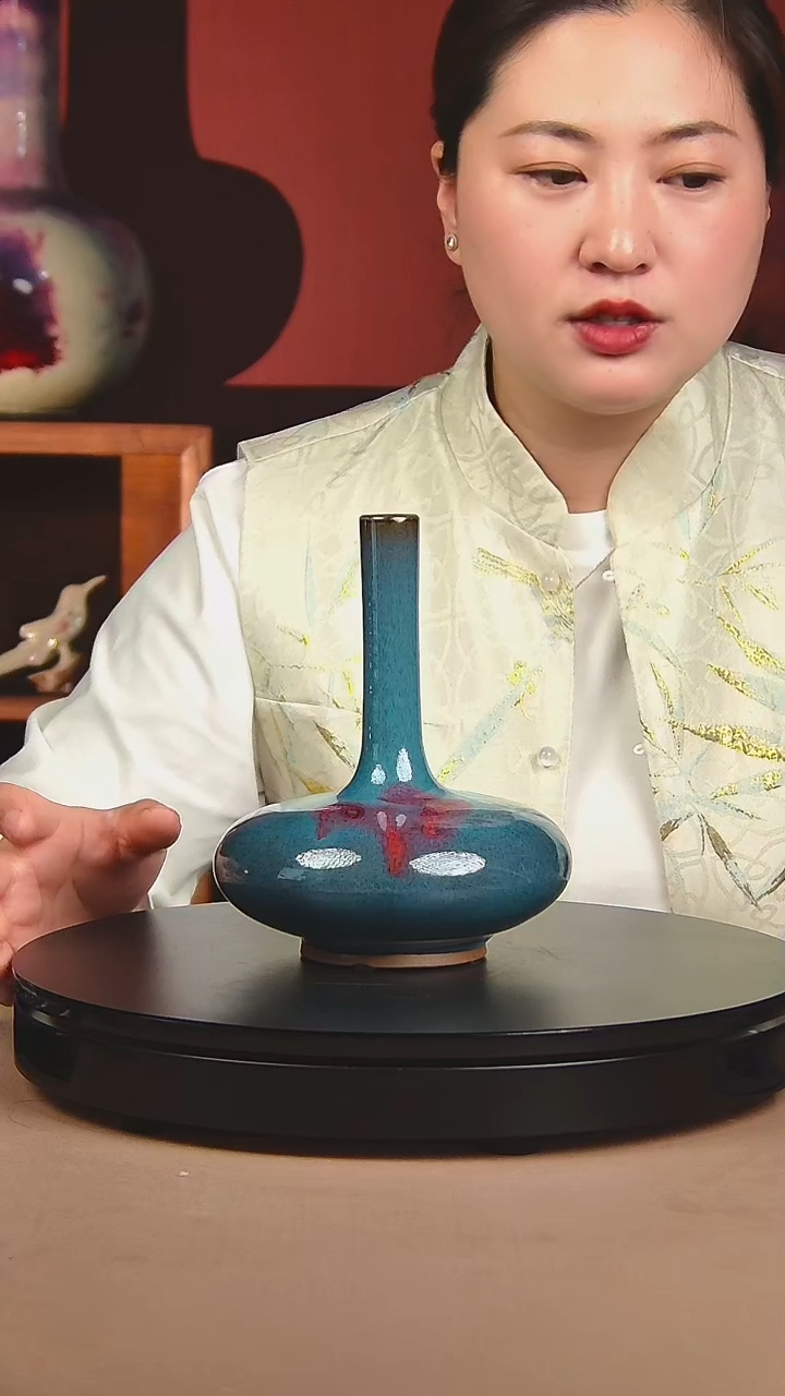 瓷片宋代五大名窑胆瓶