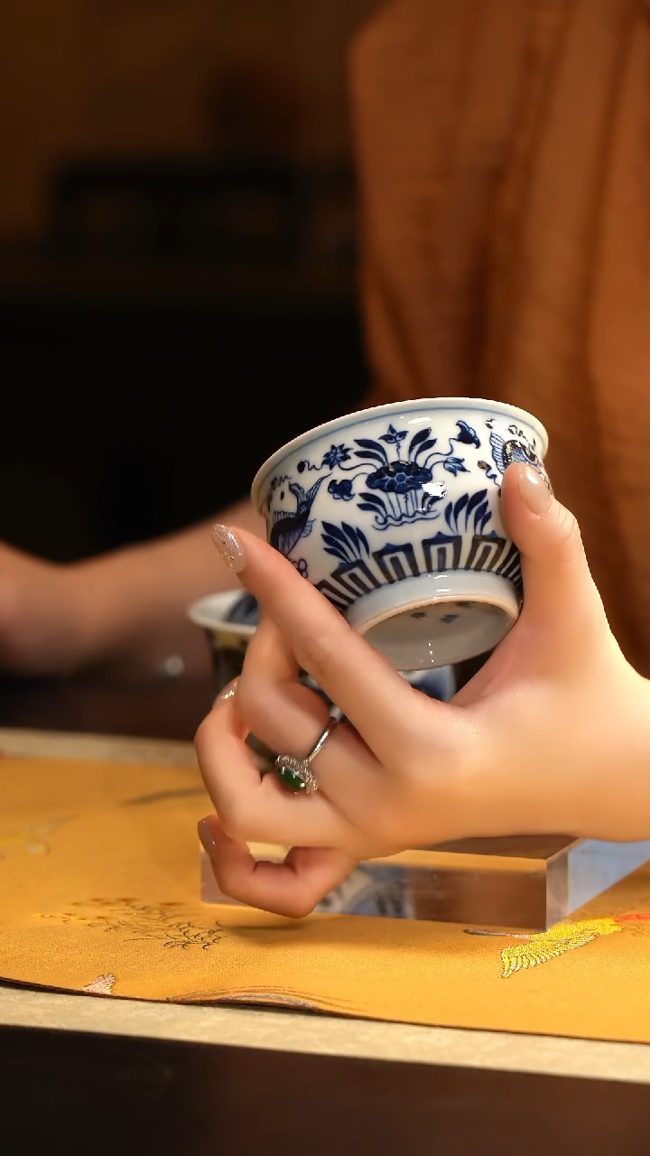 LXT红丰窑鱼藻炉式杯